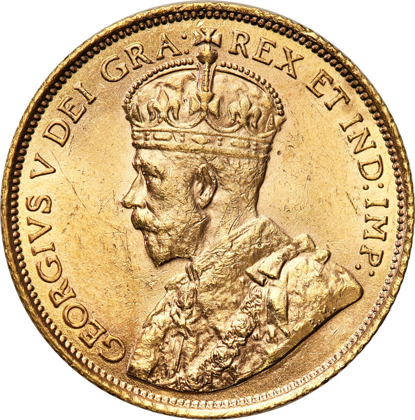 Kanada. Jerzy V. 5 dolarów 1912